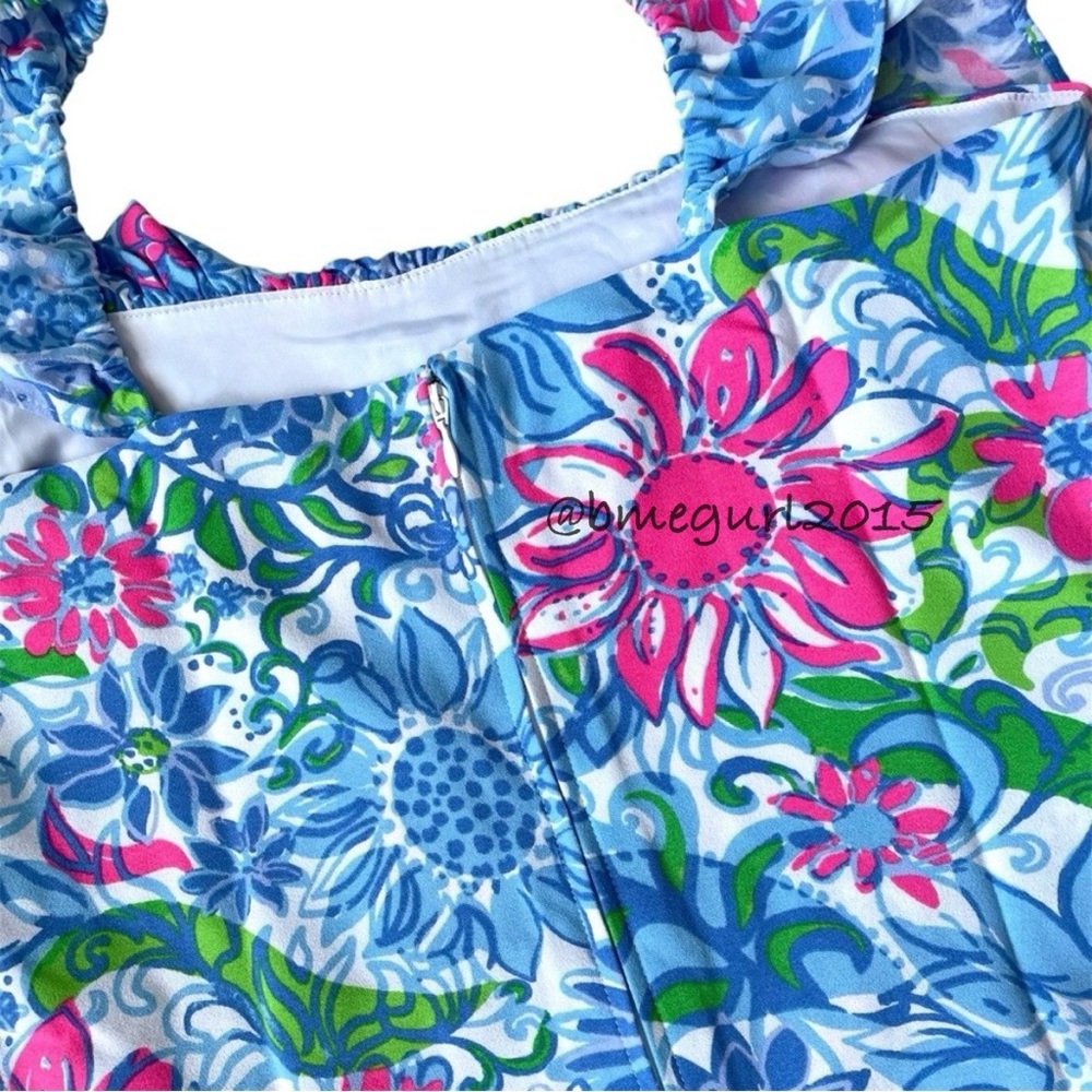 🦄 NWT Lilly Pulitzer Zoya Ruffle Shift Style Romper Sample/Unreleased - Picture 12 of 16